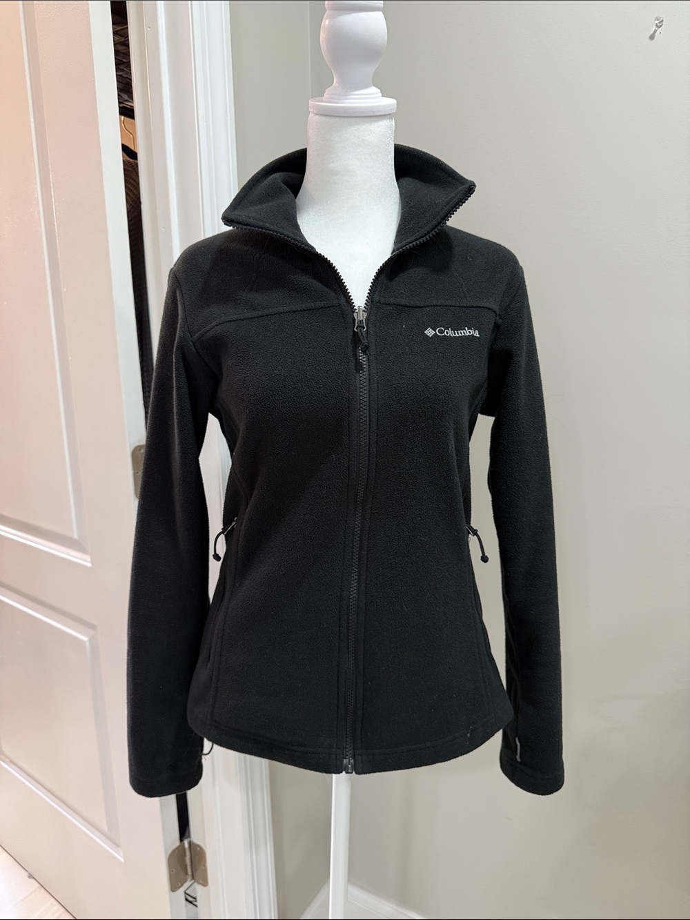 Columbia Women's Black Full-Zip Teddy Fleece Jacket